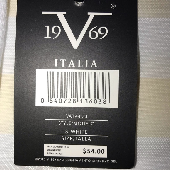 Versace 1969 Italia Gold/Silver T-Shirt - Picture 3 of 3